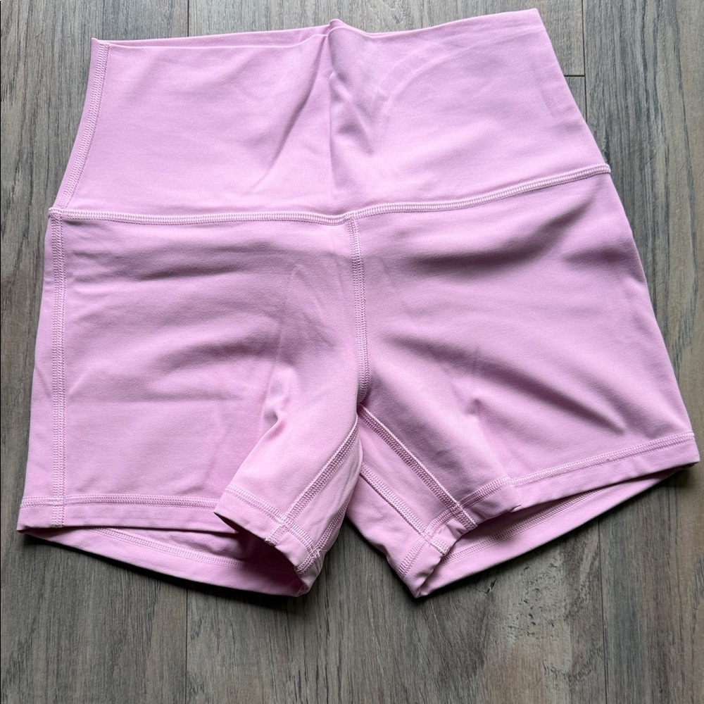 lululemon athletica Light Pink High-Waist Shorts